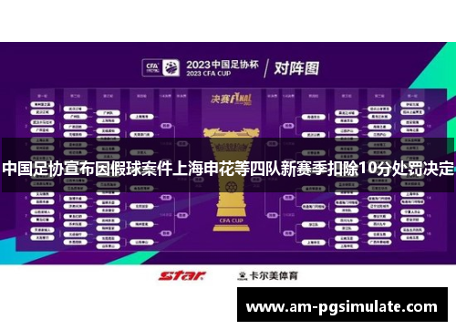 中国足协宣布因假球案件上海申花等四队新赛季扣除10分处罚决定